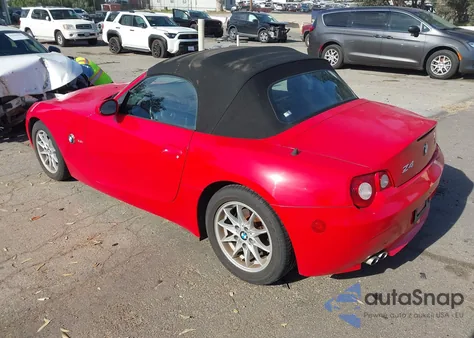 2005 BMW Z4 2.5I из США, поврежденный, VIN 4USBT33515LS55829